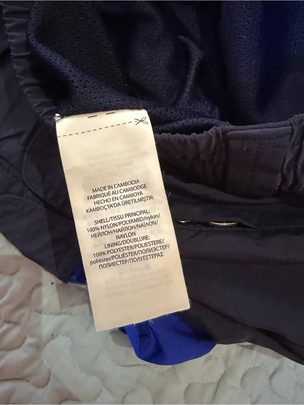 Polo by Ralph Lauren Blue and Navy Colorblock Cargo Shorts - Picture 7 of 7